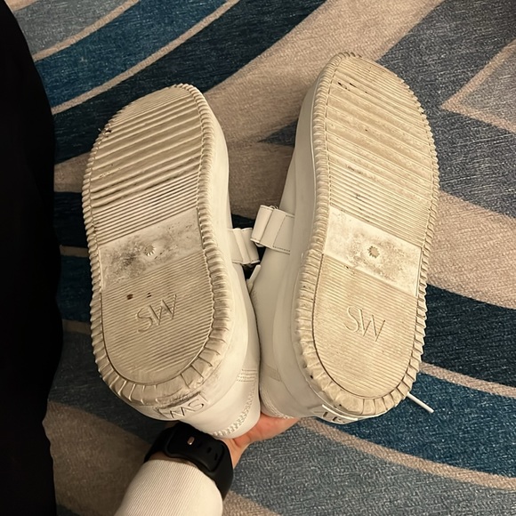 Stuart Weitzman Shine Buckle Sneaker COMES WITH BOX - Picture 8 of 10